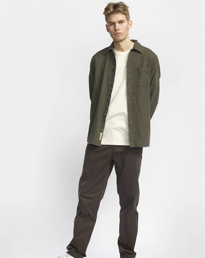 Revolution - Casual Skjorte - Army